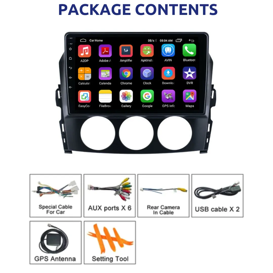 Daiko X Car Stereo Wireless Carplay Android Auto For Mazda MX-5 NC 2005-2015