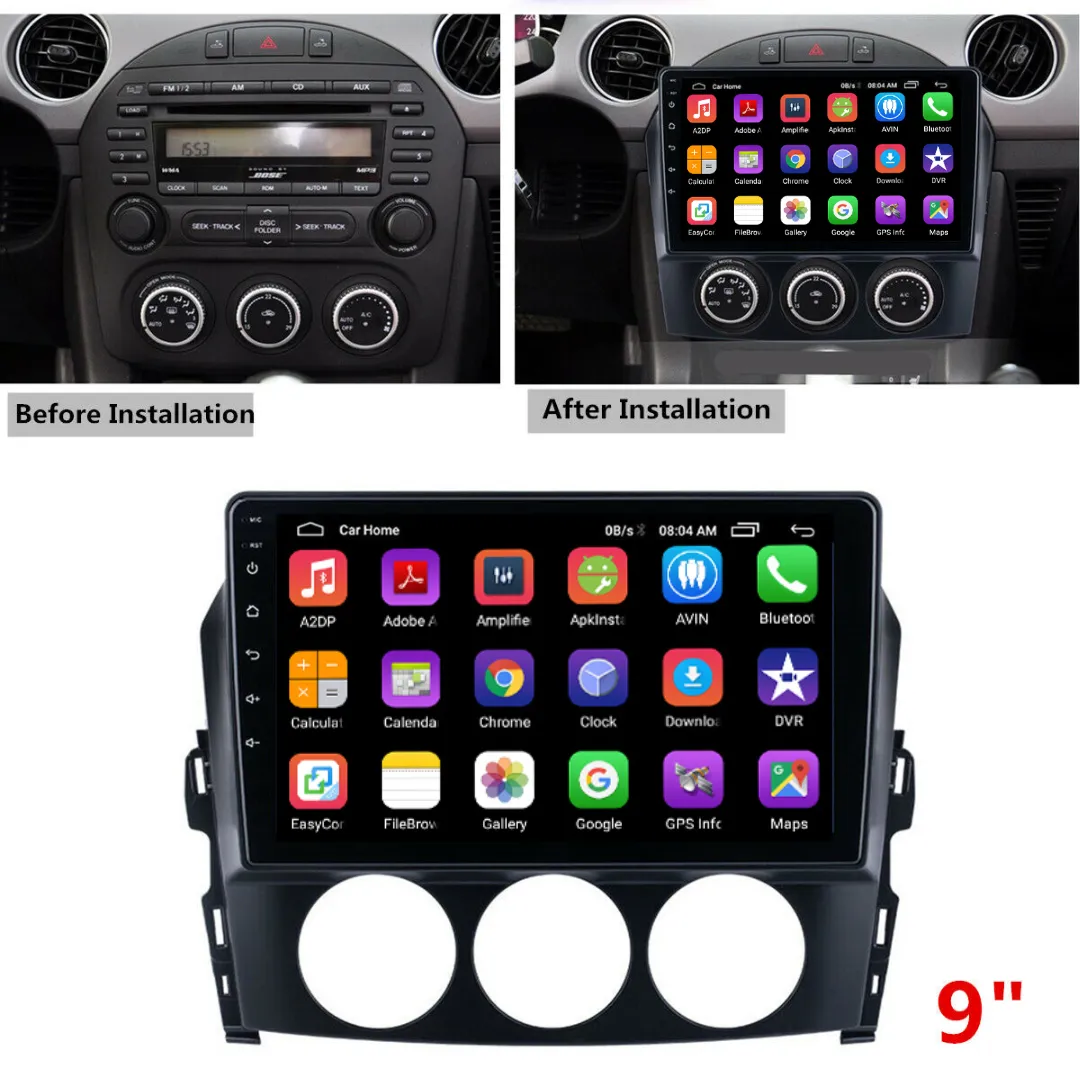Daiko X Car Stereo Wireless Carplay Android Auto For Mazda MX-5 NC 2005-2015