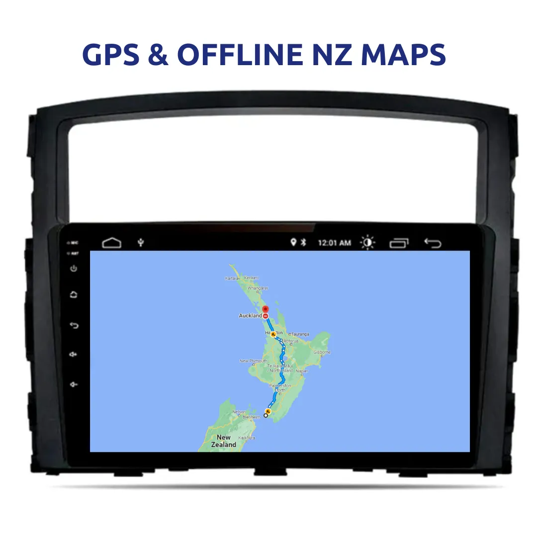 Daiko X Car Stereo Wireless Carplay Android Auto For Mitsubishi Pajero 2006-2014