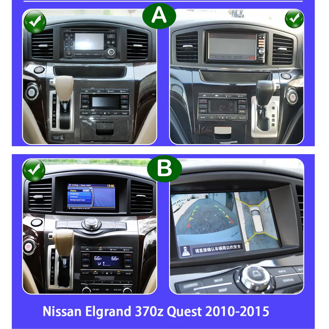 Daiko X Car Stereo Wireless Carplay Android Auto For Nissan Elgrand 2010-2018