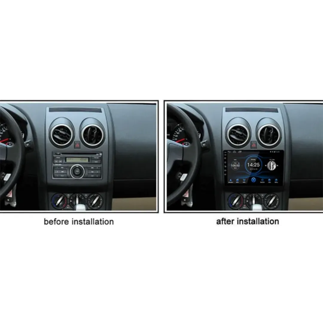 Daiko X Car Stereo Wireless Carplay Android Auto For Nissan Qashqai 2008-2014