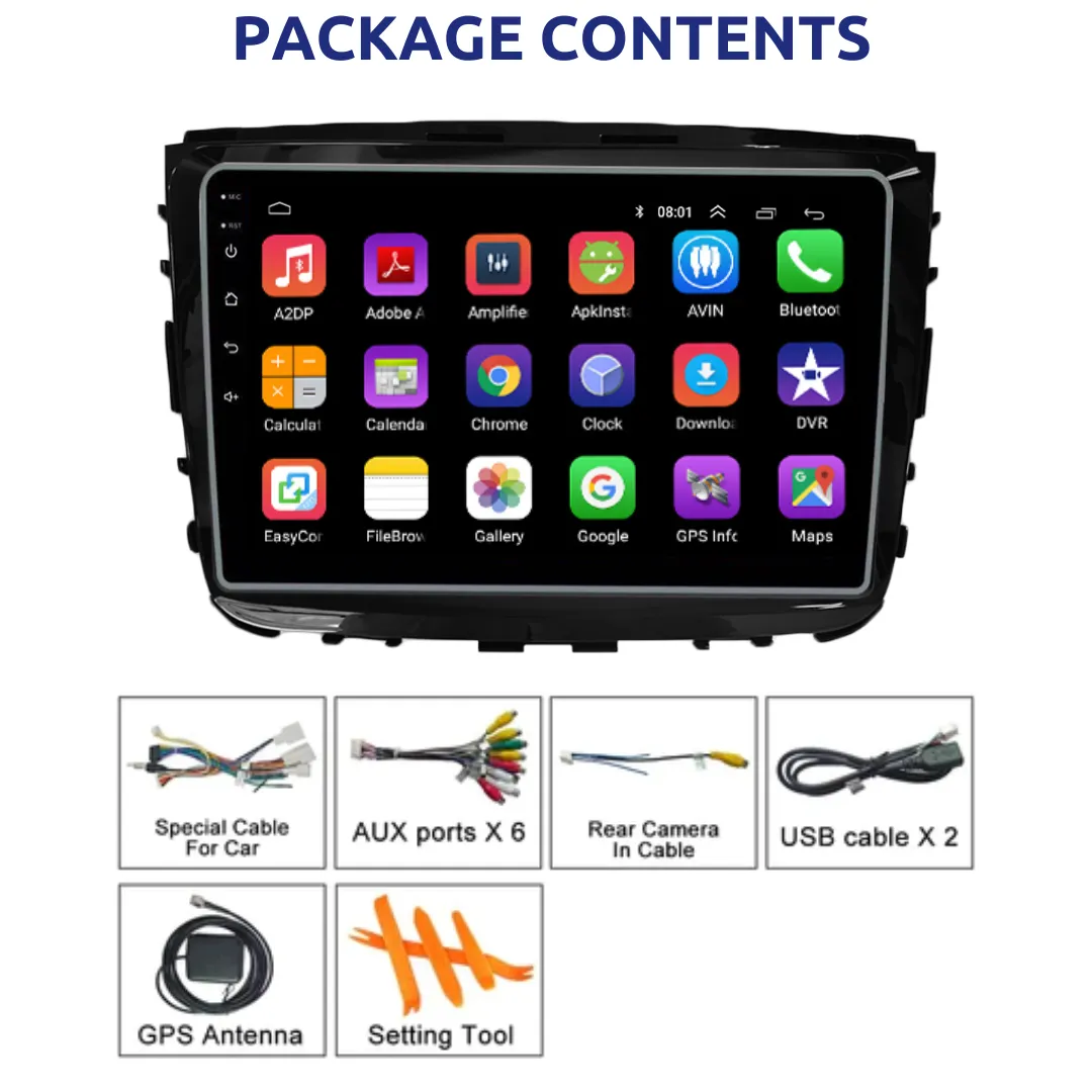 Daiko X Car Stereo Wireless Carplay Android Auto For Ssangyong Rexton 2018-2022
