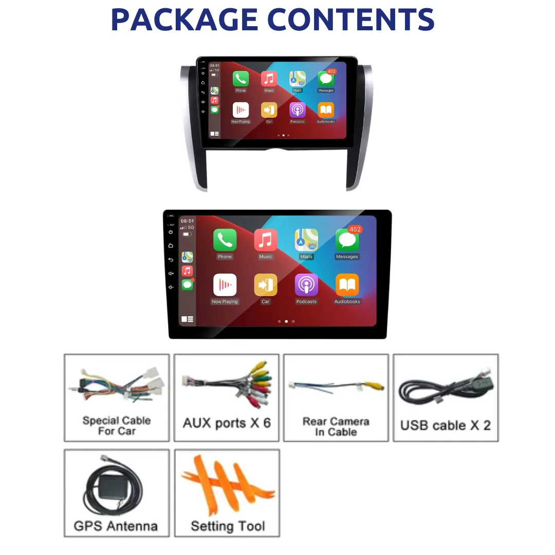 Daiko X Car Stereo Wireless Carplay Android Auto For Toyota Allion 2007-2020