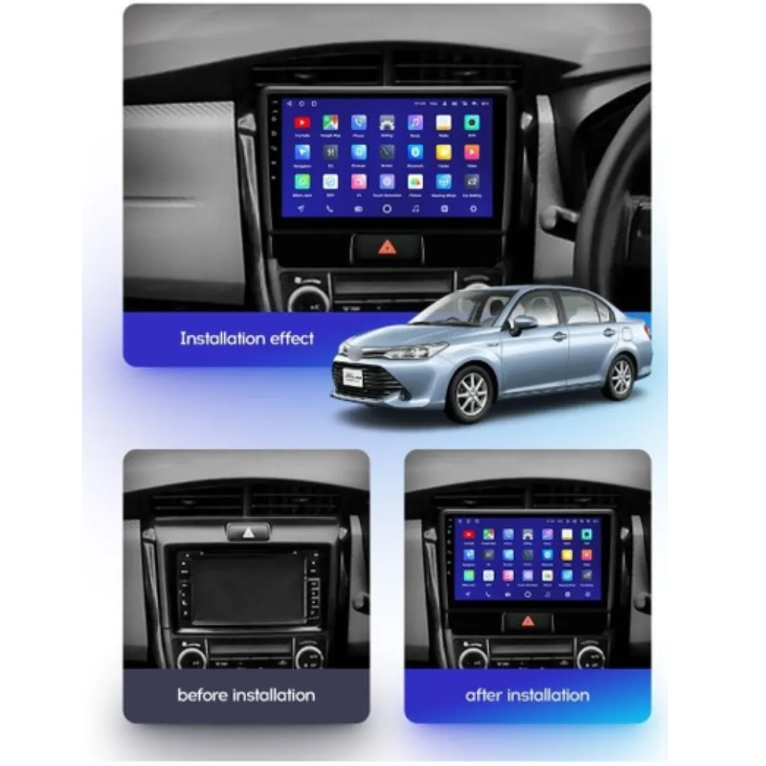 Daiko X Car Stereo Wireless Carplay Android Auto For Toyota Axio Fielder 2012-21