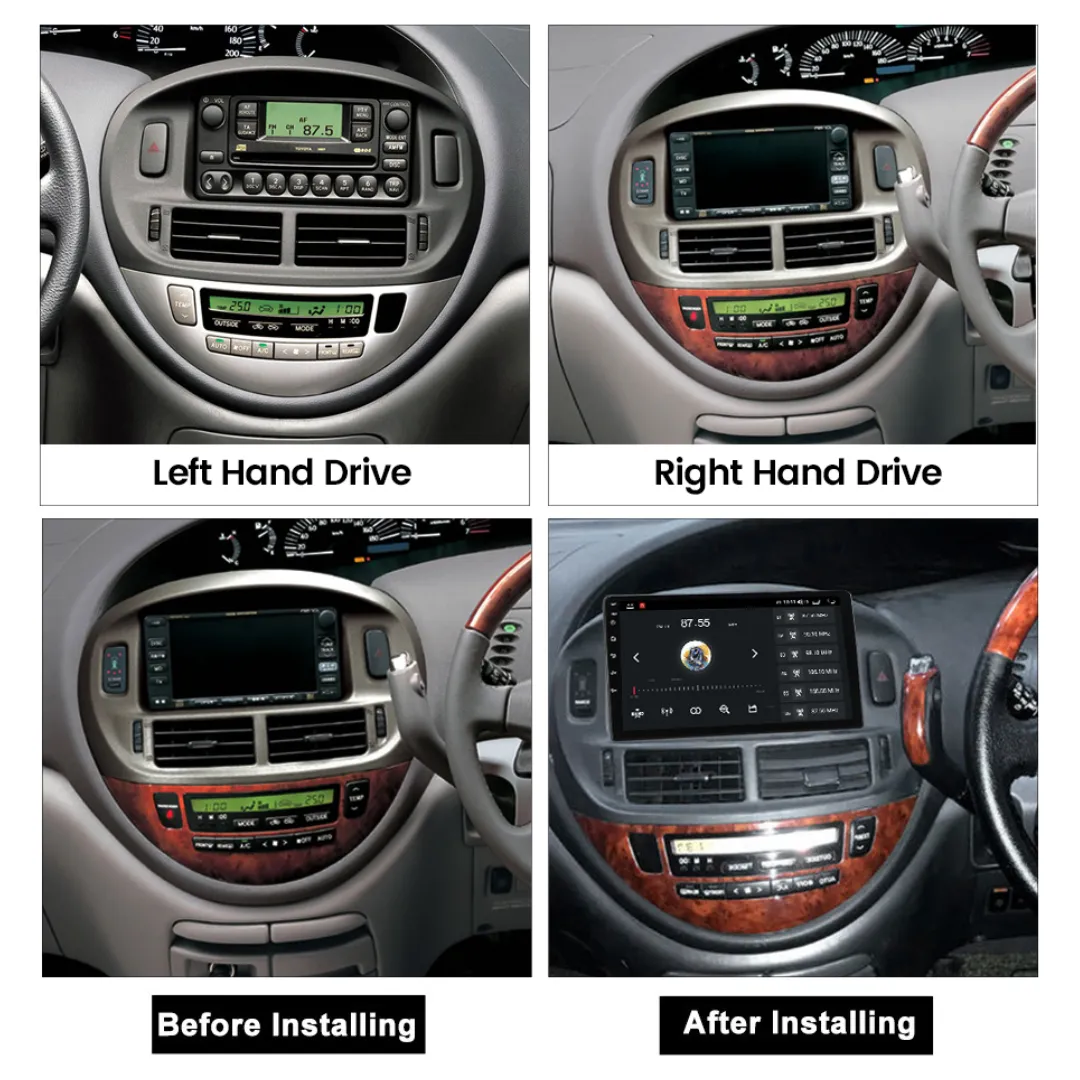 Daiko X Car Stereo Wireless Carplay Android Auto For Toyota Estima 1999-2006