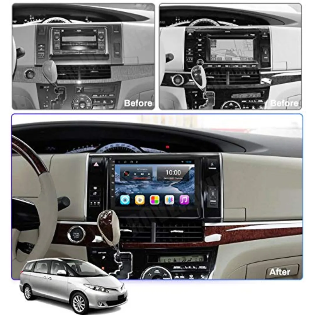 Daiko X Car Stereo Wireless Carplay Android Auto For Toyota Estima 2006-2012
