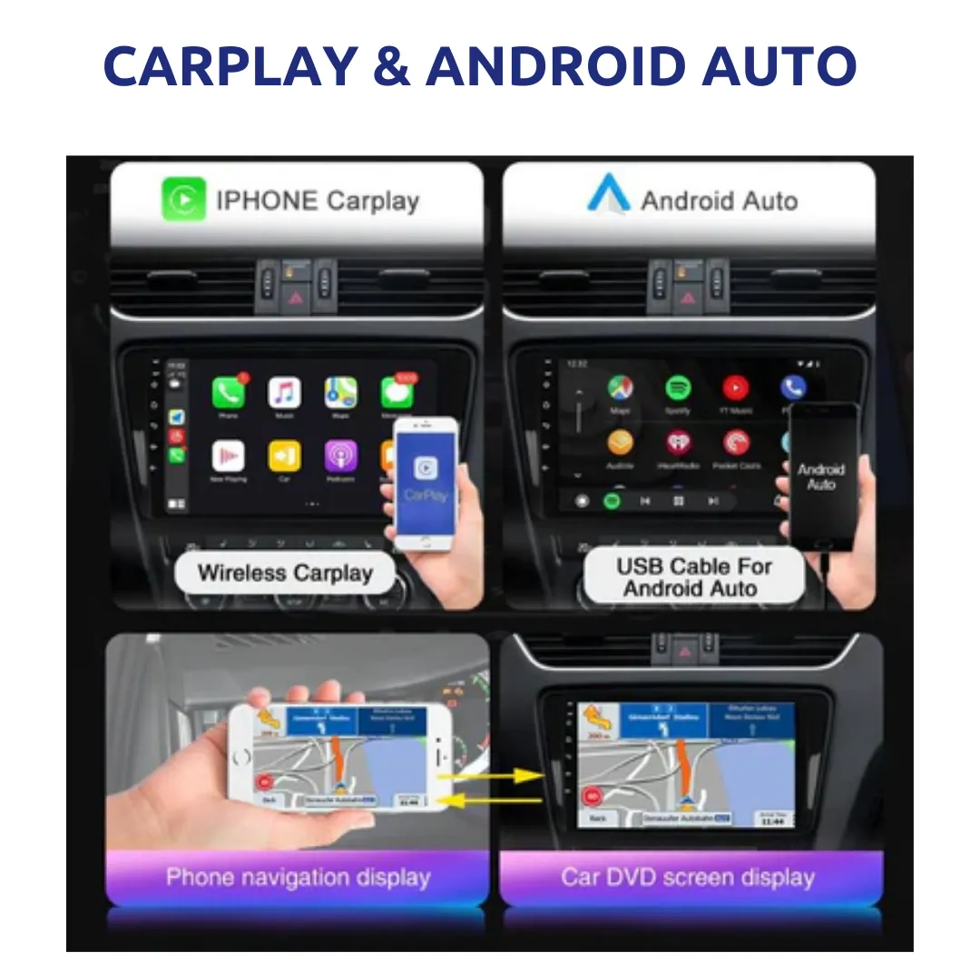 Daiko X Car Stereo Wireless Carplay Android Auto For Toyota Mark X 2005-2009
