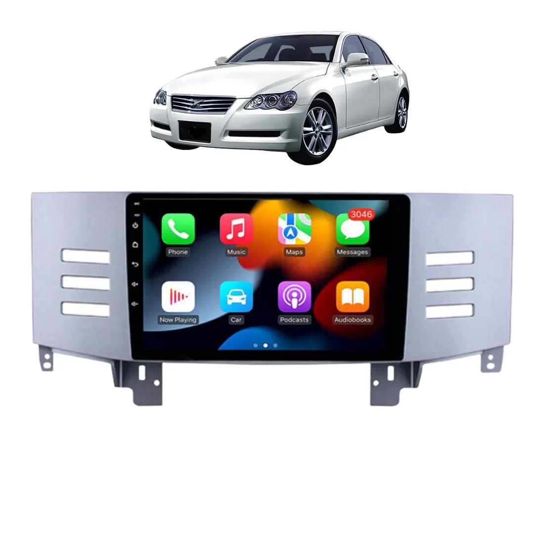 Daiko X Car Stereo Wireless Carplay Android Auto For Toyota Mark X 2005-2009
