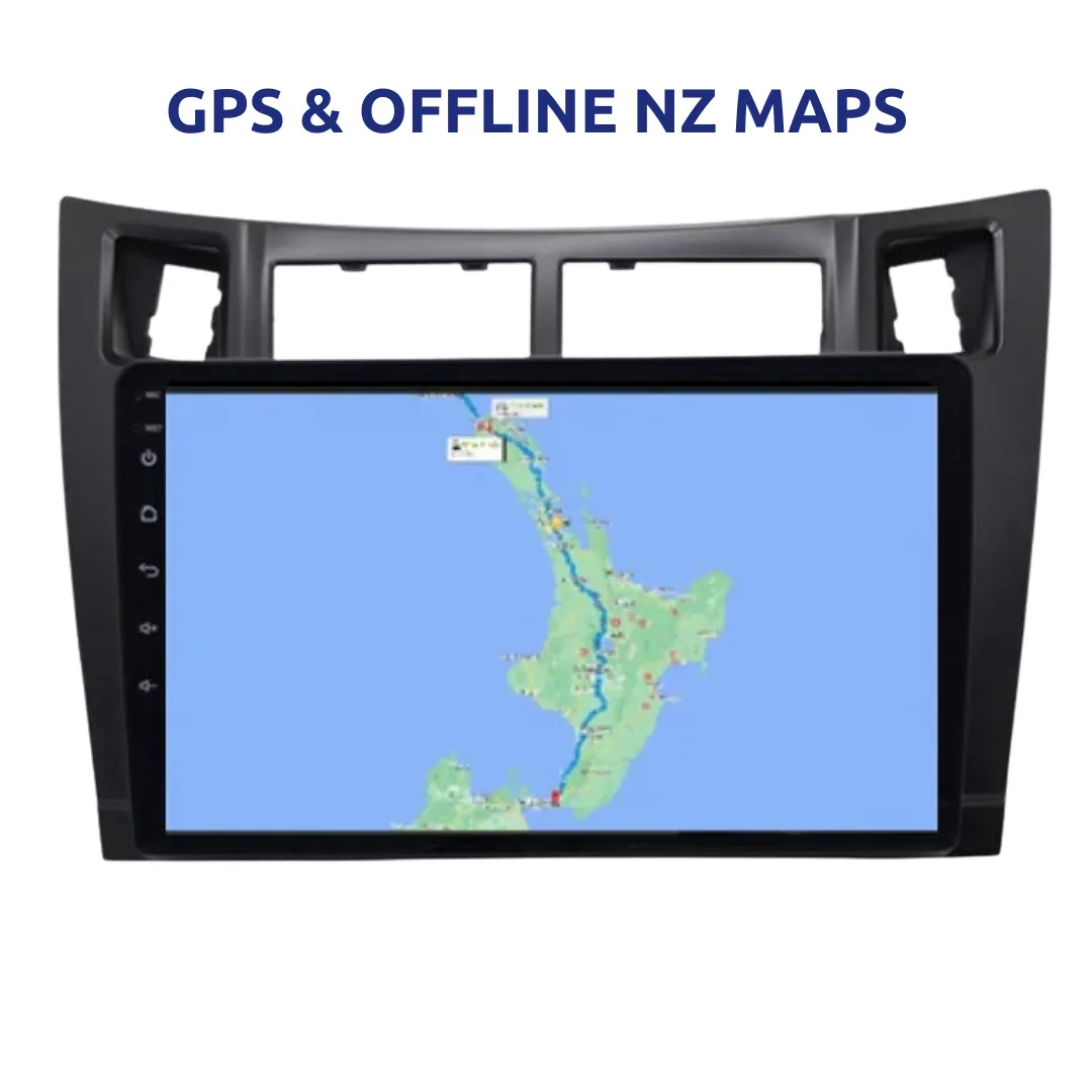 Daiko X Car Stereo Wireless Carplay Android Auto For Toyota Vitz Yaris 2005-2012