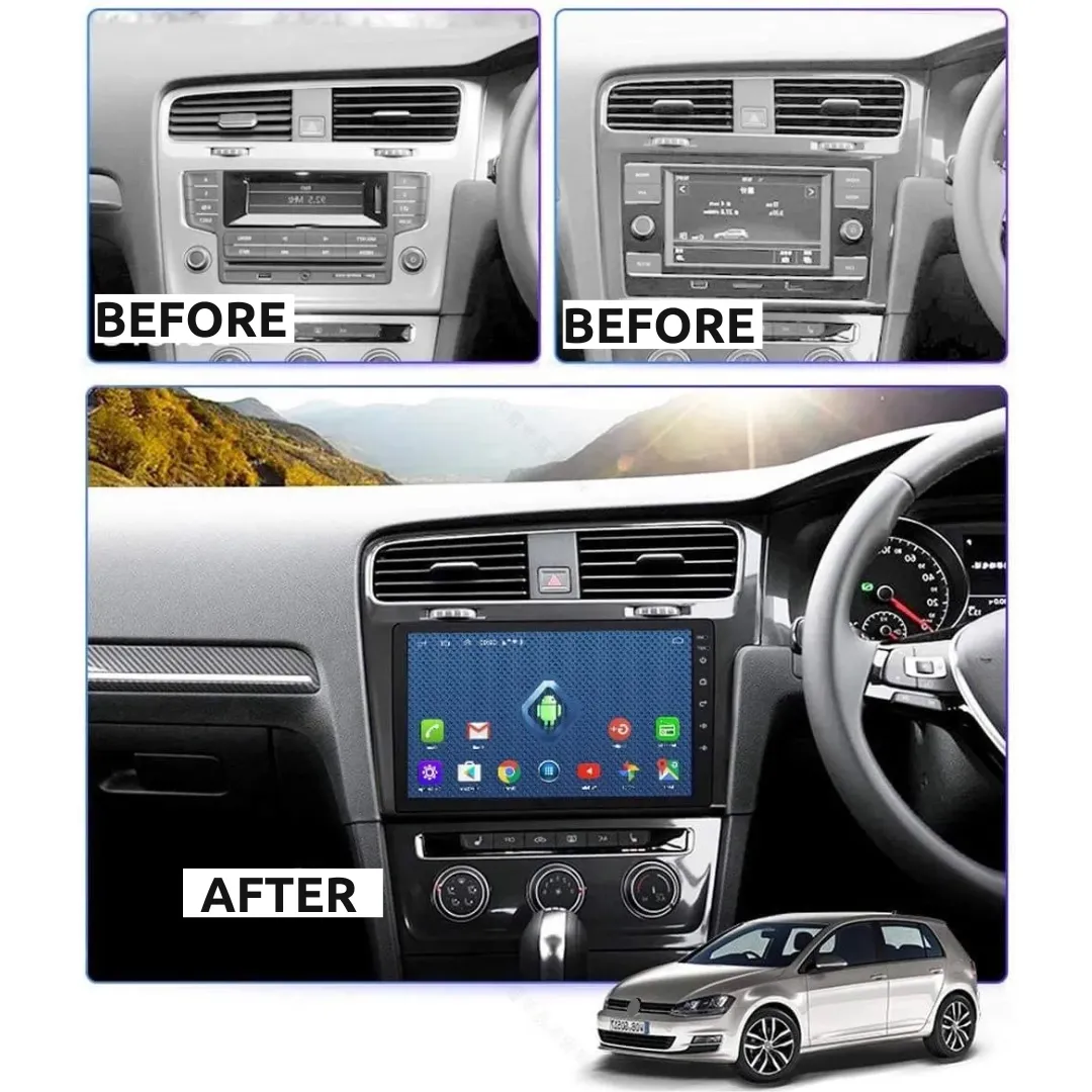 Daiko X Car Stereo Wireless Carplay Android Auto For Volkswagen Golf 7 2013-2020
