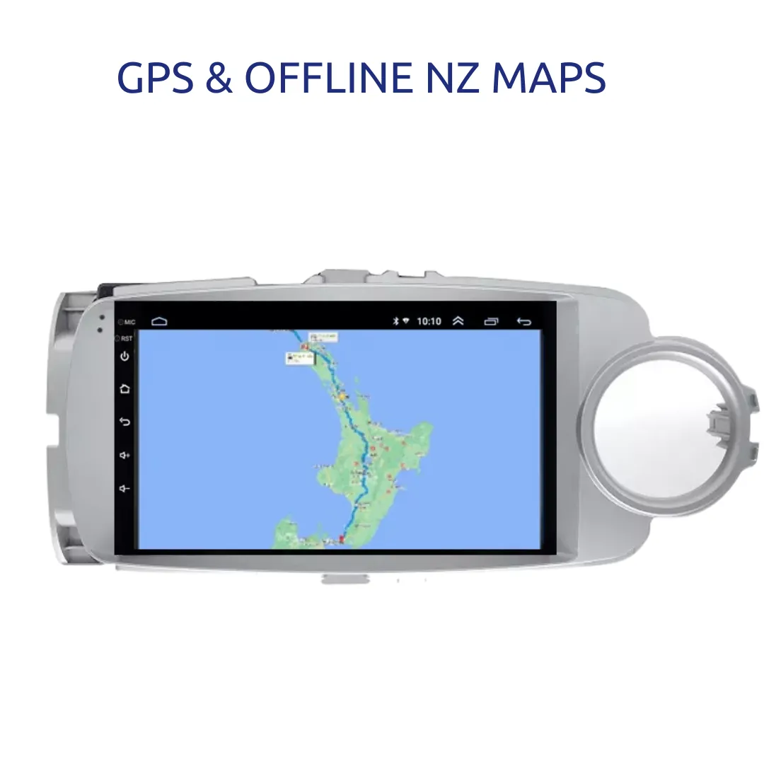 Daiko X Car Stereo Wireless Carplay Android Auto ForToyota Vitz Yaris 2011-13