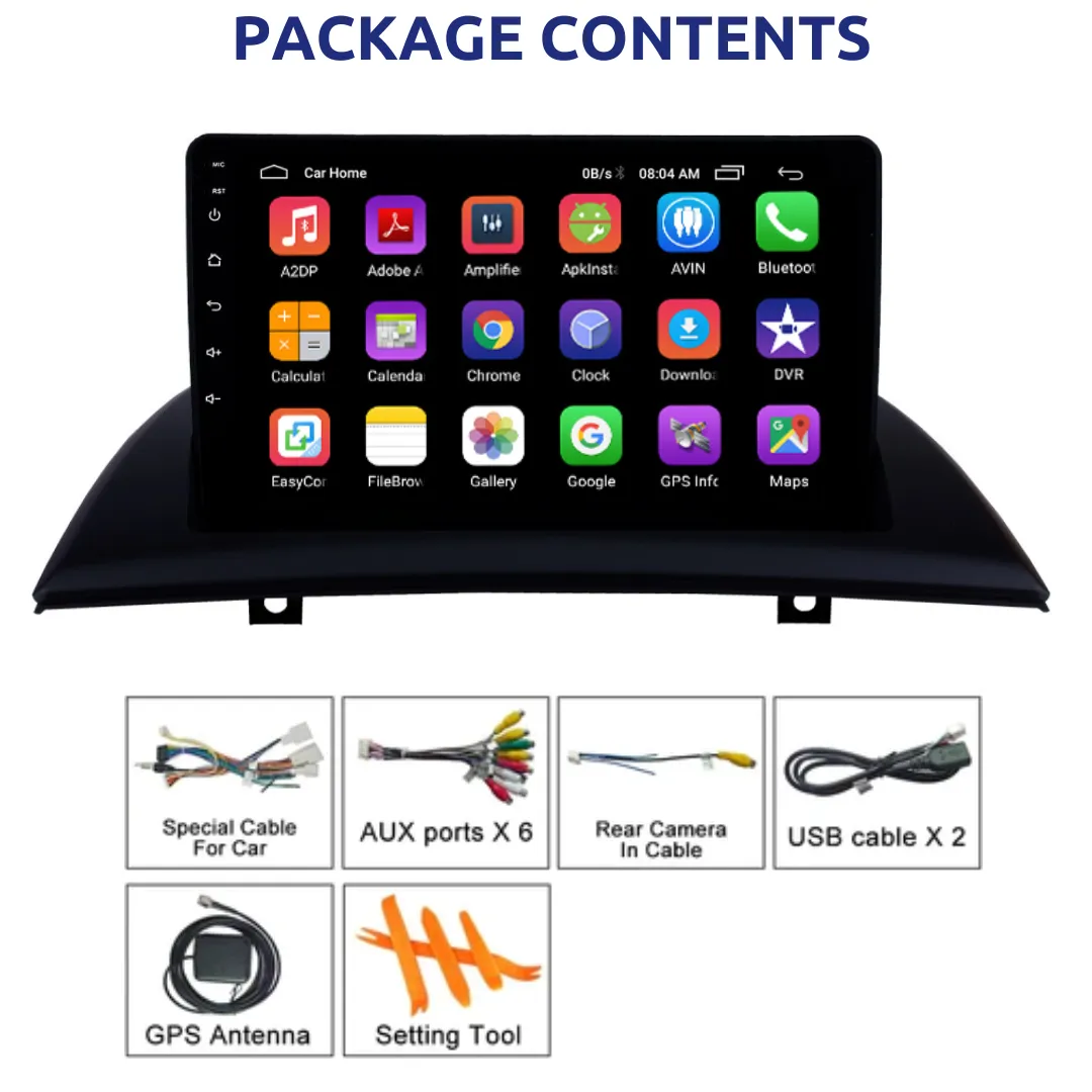 Daiko X Multimedia Unit Wireless Carplay Android Auto For BMW X3 E83 2004-2012