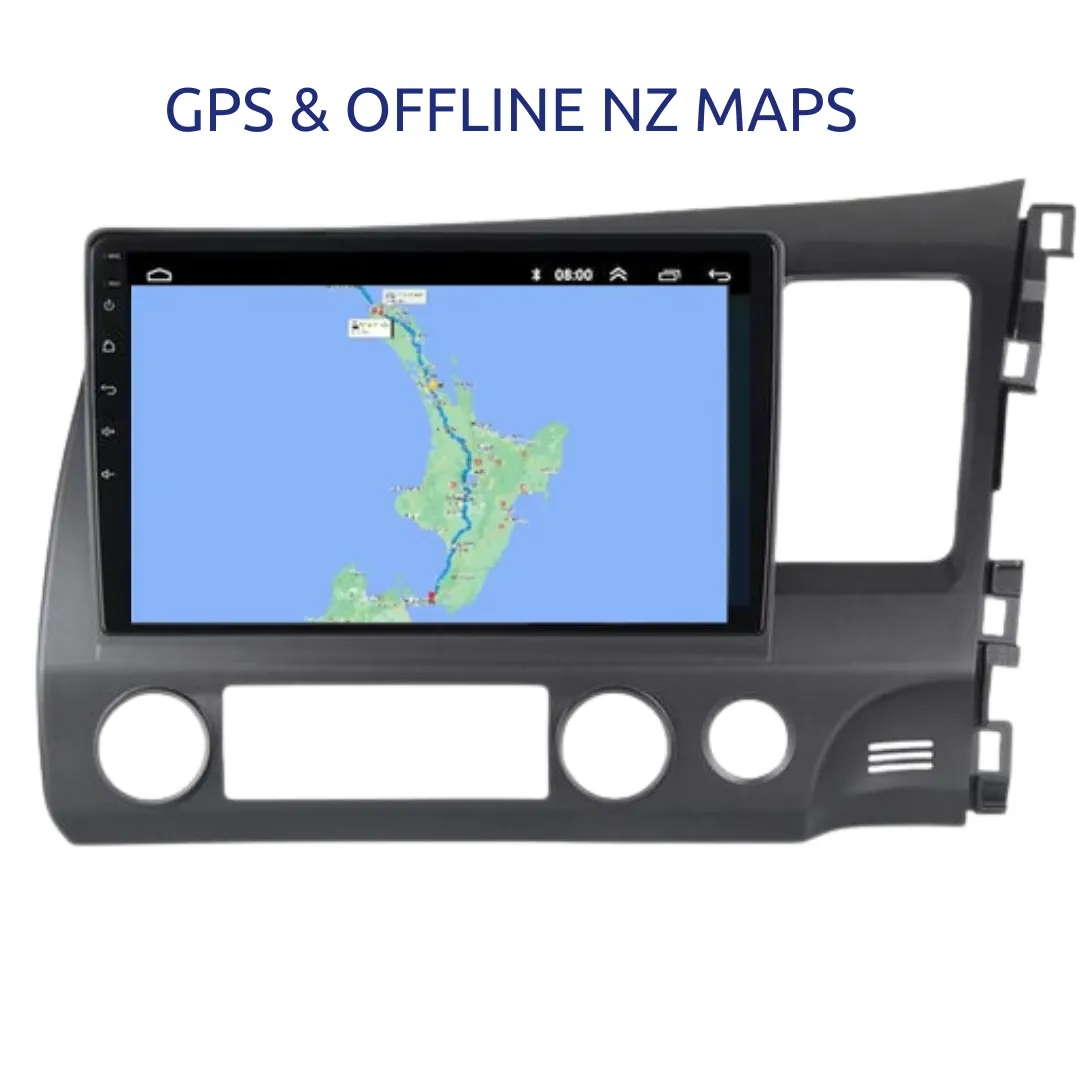 Daiko X Multimedia Unit Wireless Carplay Android Auto For Honda Civic 2005-2012