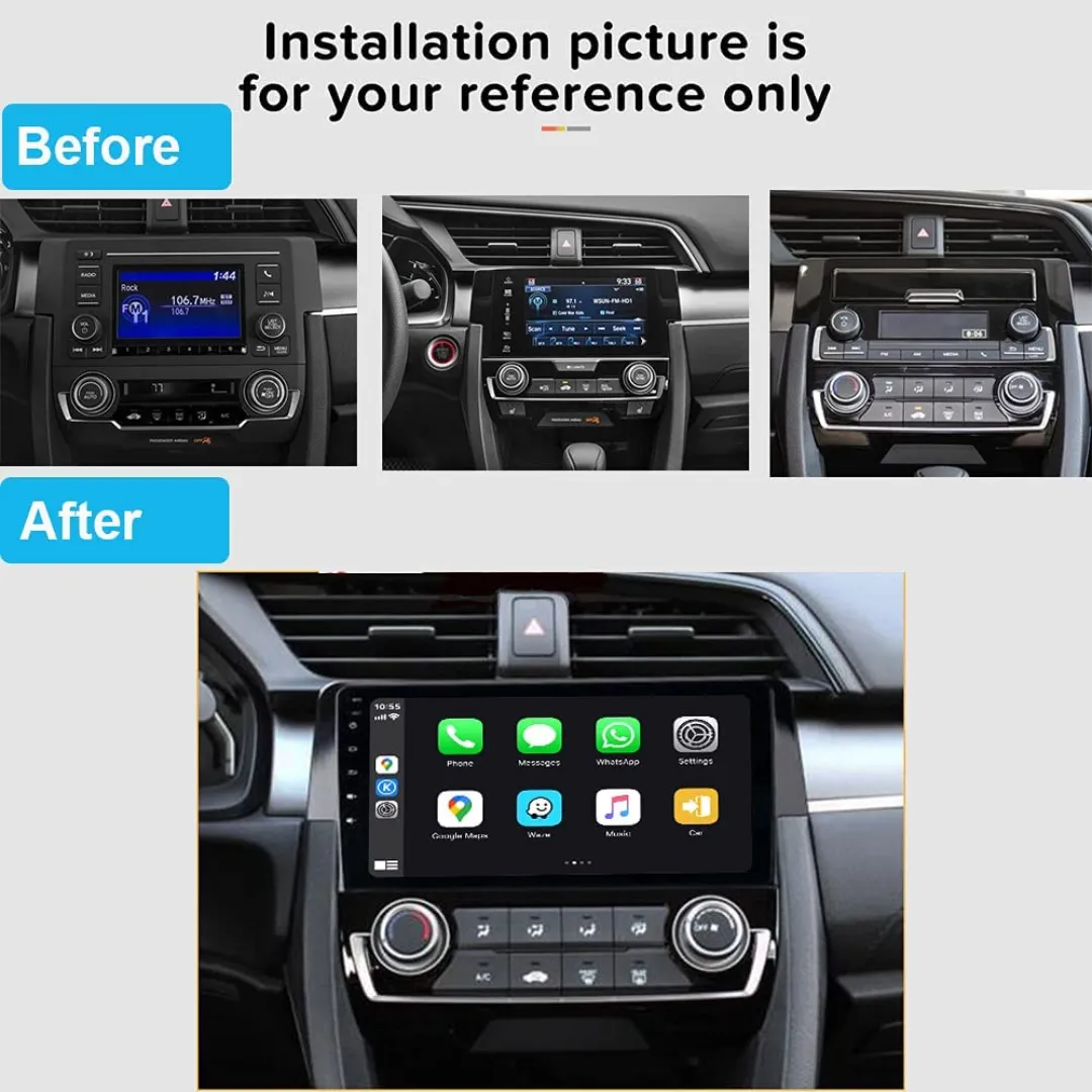Daiko X Multimedia Unit Wireless Carplay Android Auto For Honda Civic 2016-2021