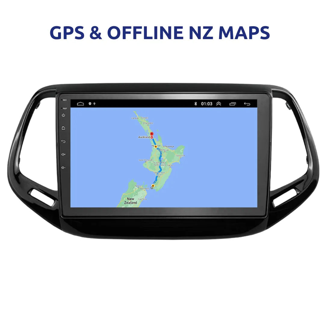 Daiko X Multimedia Unit Wireless Carplay Android Auto For Jeep Compass 2017-2022