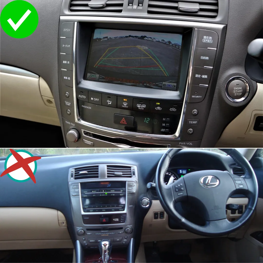 Daiko X Multimedia Unit Wireless Carplay Android Auto For Lexus IS250 2005-12