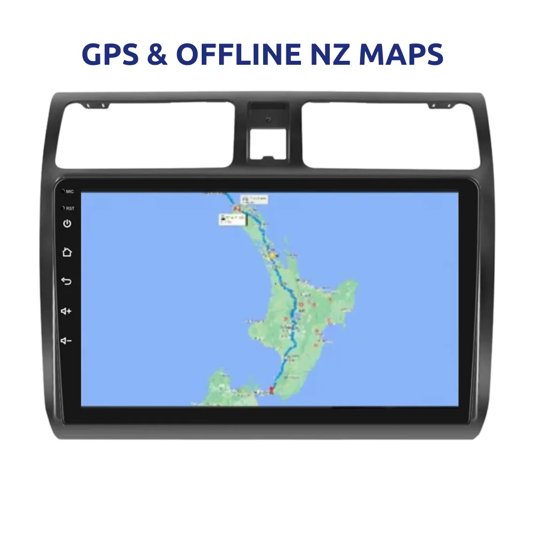 Daiko X Multimedia Unit Wireless Carplay Android Auto For Suzuki Swift 2005-2010
