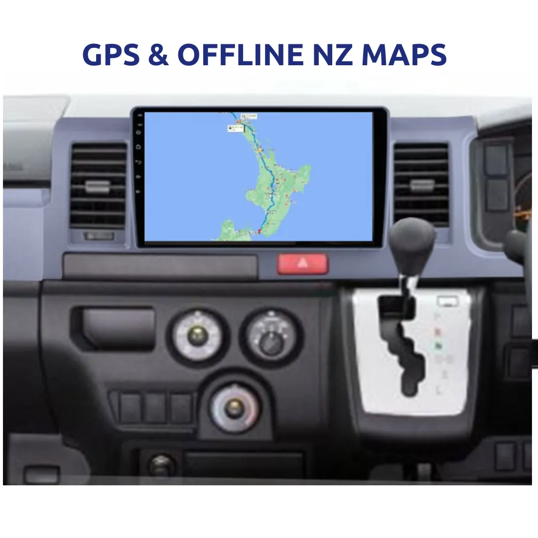 Daiko X Multimedia Unit Wireless Carplay Android Auto For Toyota Hiace 2010-2018