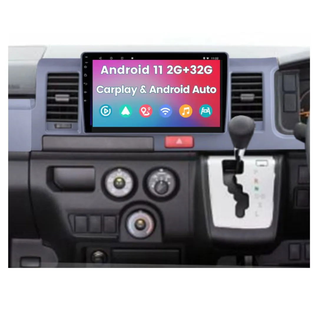 Daiko X Multimedia Unit Wireless Carplay Android Auto For Toyota Hiace 2010-2018