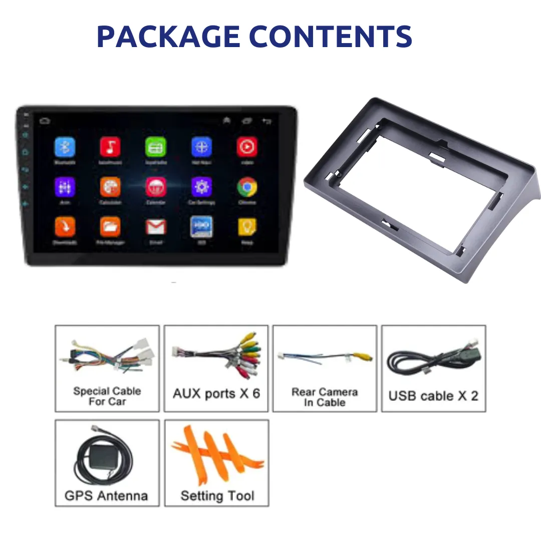 Daiko X Multimedia Unit Wireless Carplay Android Auto For Toyota Hiace 2010-2018