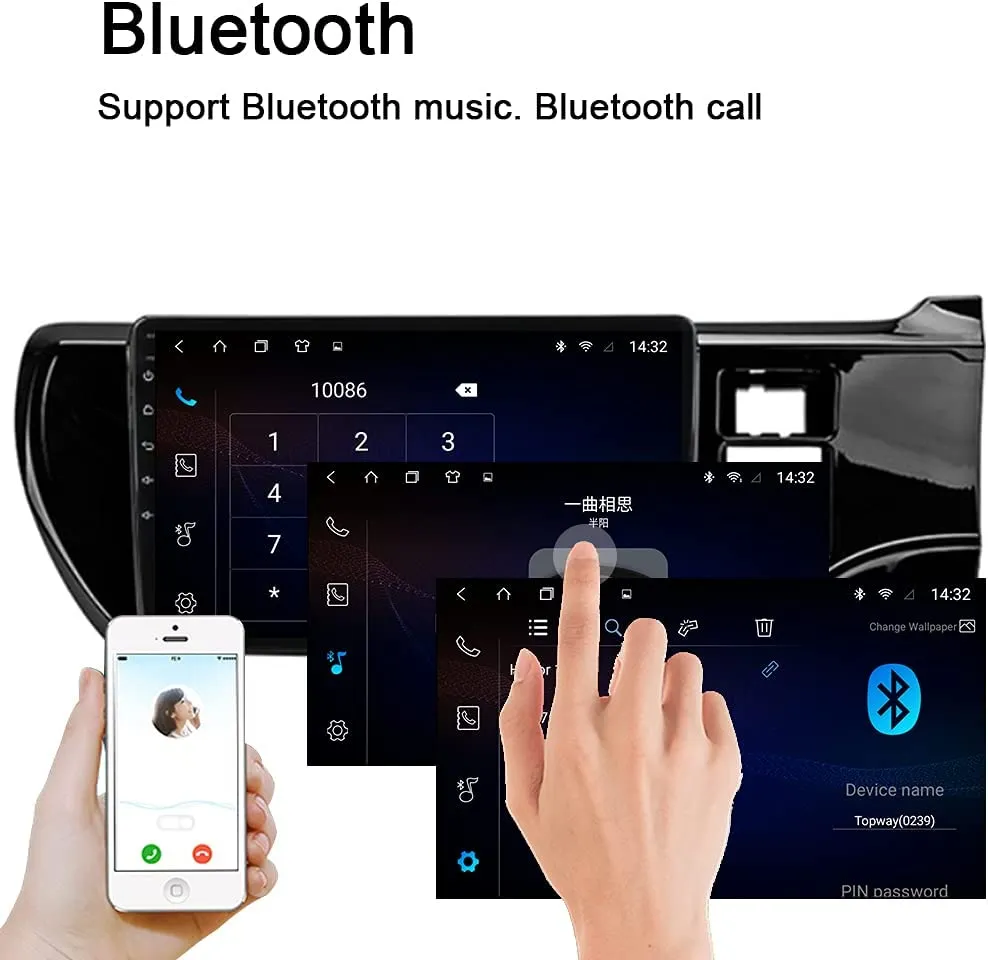 Daiko X Multimedia Unit Wireless Carplay Android Auto ForToyota Aqua 2011-2017