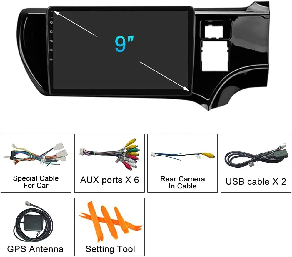Daiko X Multimedia Unit Wireless Carplay Android Auto ForToyota Aqua 2011-2017