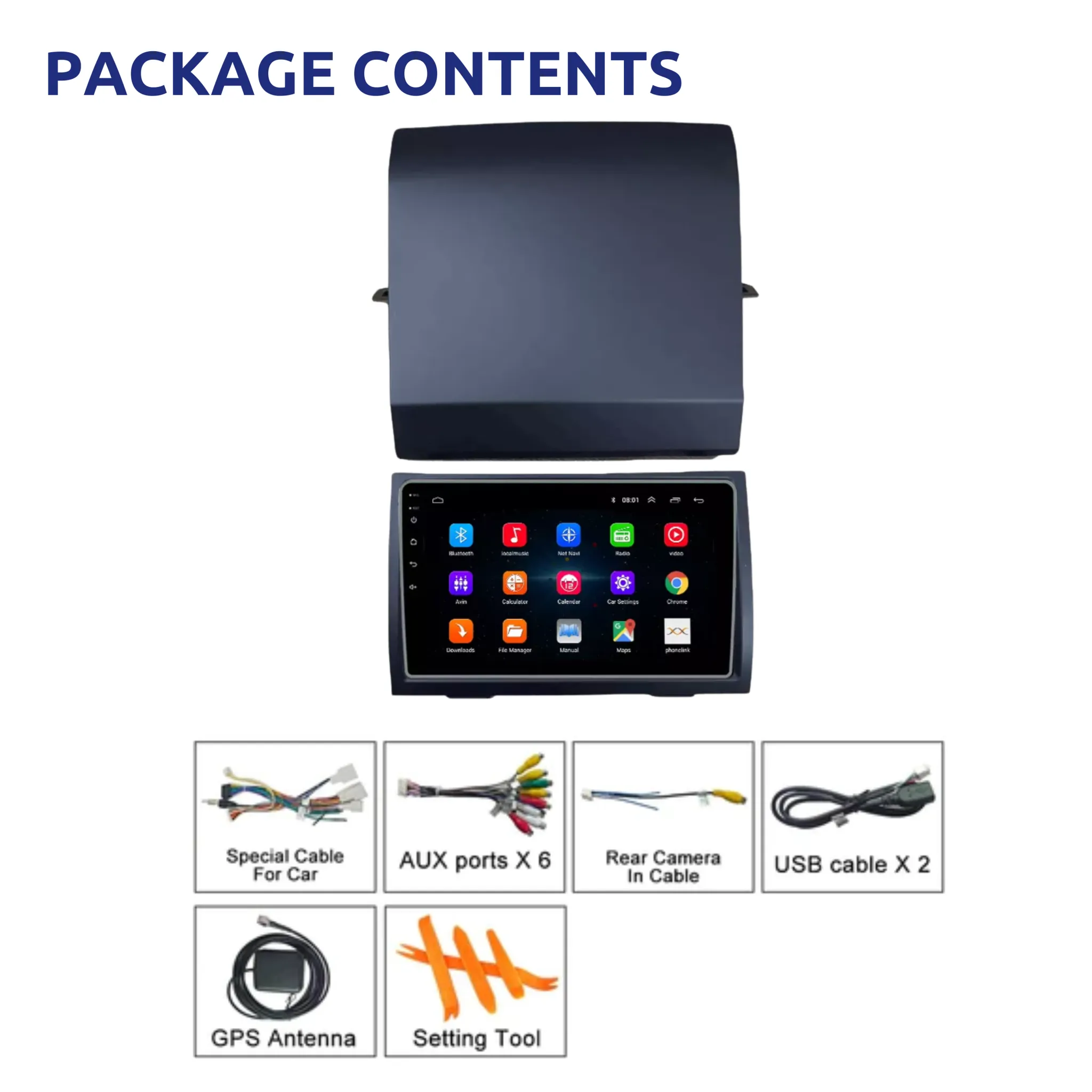 Daiko X Multimedia Unit Wireless Carplay Android Auto ForToyota Prius 2004-2009