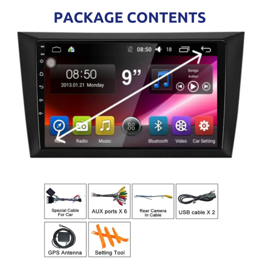 Daiko X Multimedia Unit Wireless Carplay Android Auto ForVolkswagen Golf 2009-13