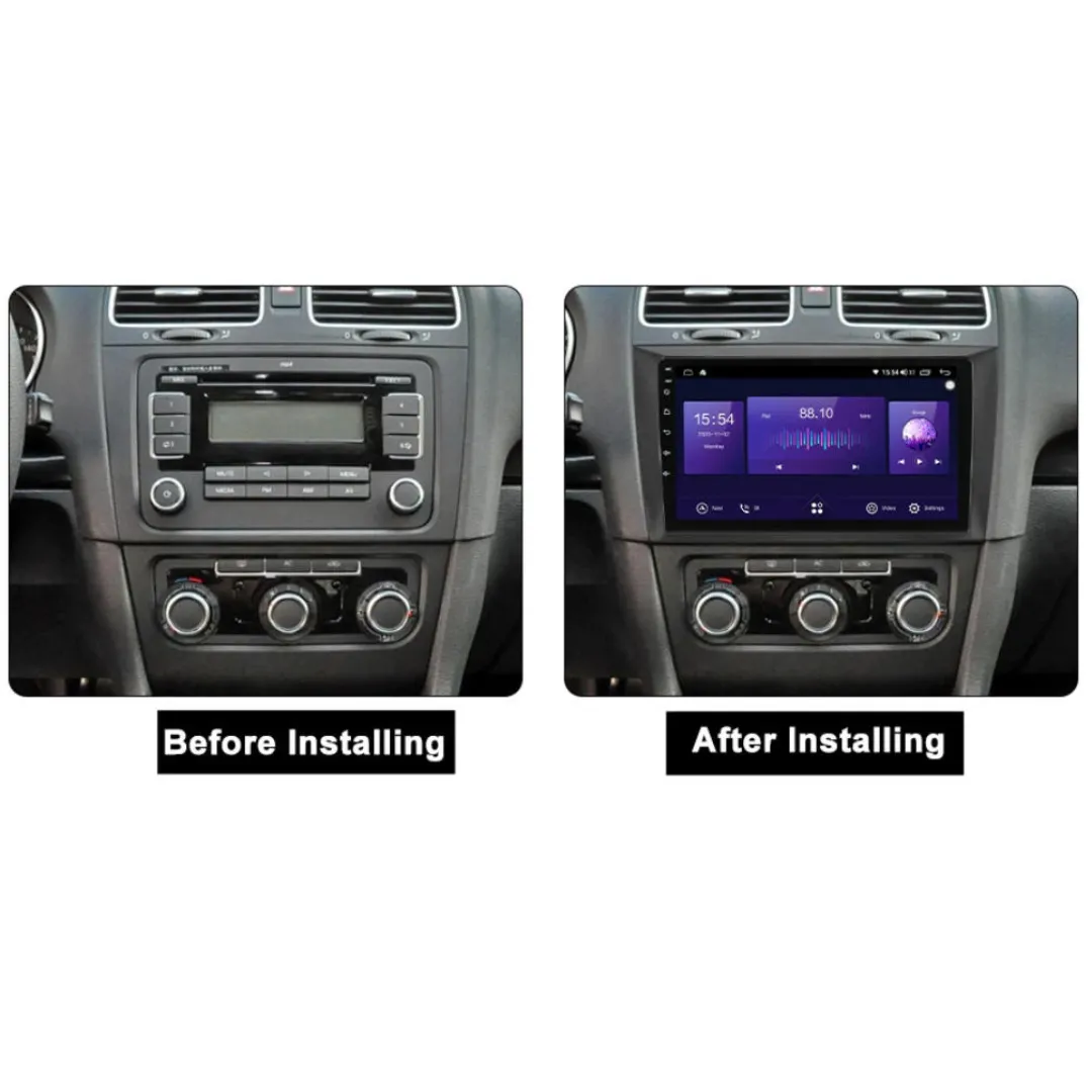 Daiko X Multimedia Unit Wireless Carplay Android Auto ForVolkswagen Golf 2009-13