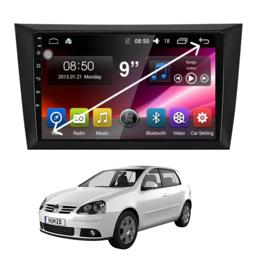 Daiko X Multimedia Unit Wireless Carplay Android Auto ForVolkswagen Golf 2009-13