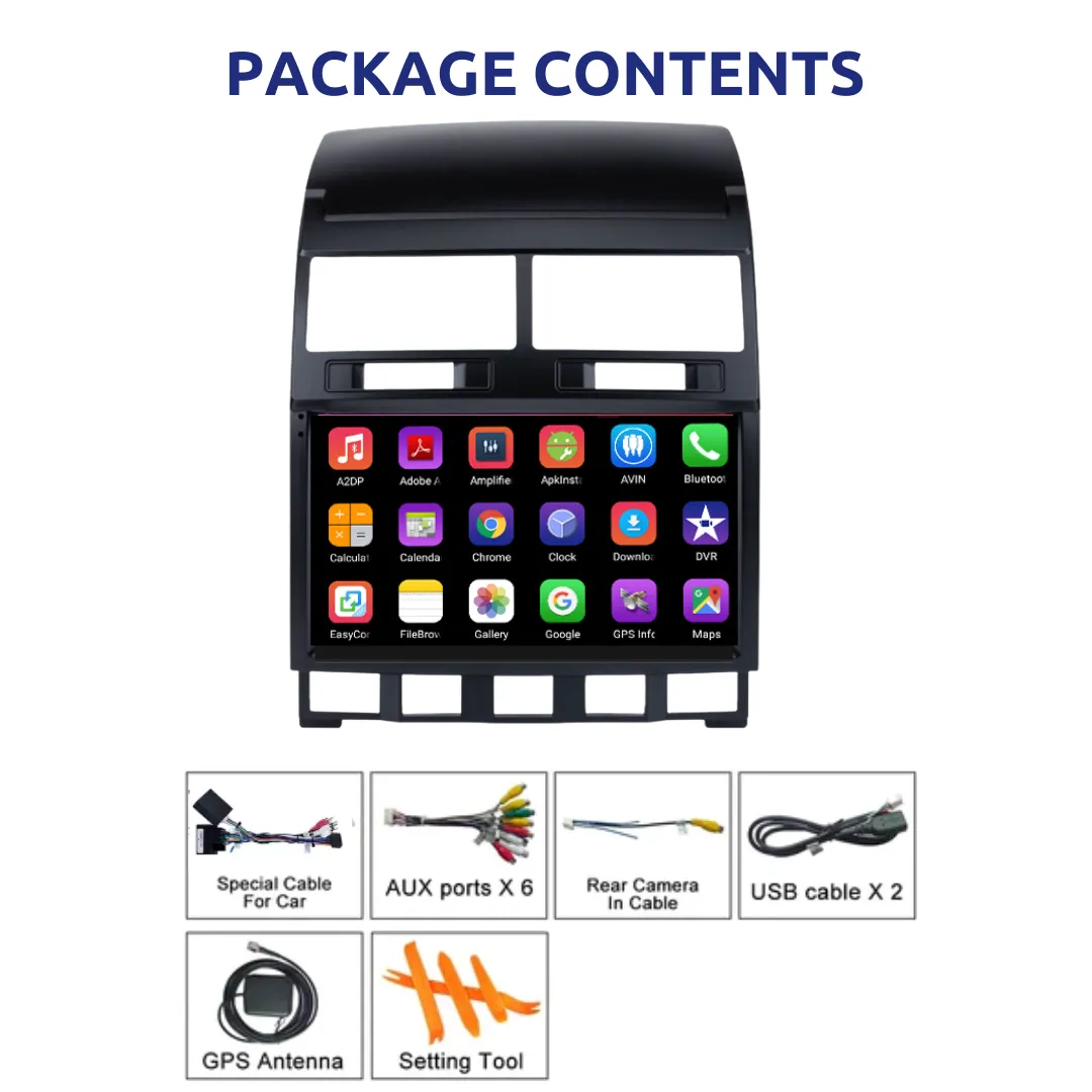 Daiko X Multimedia Unit Wireless Carplay Android Auto ForVW Touareg 2003-2010