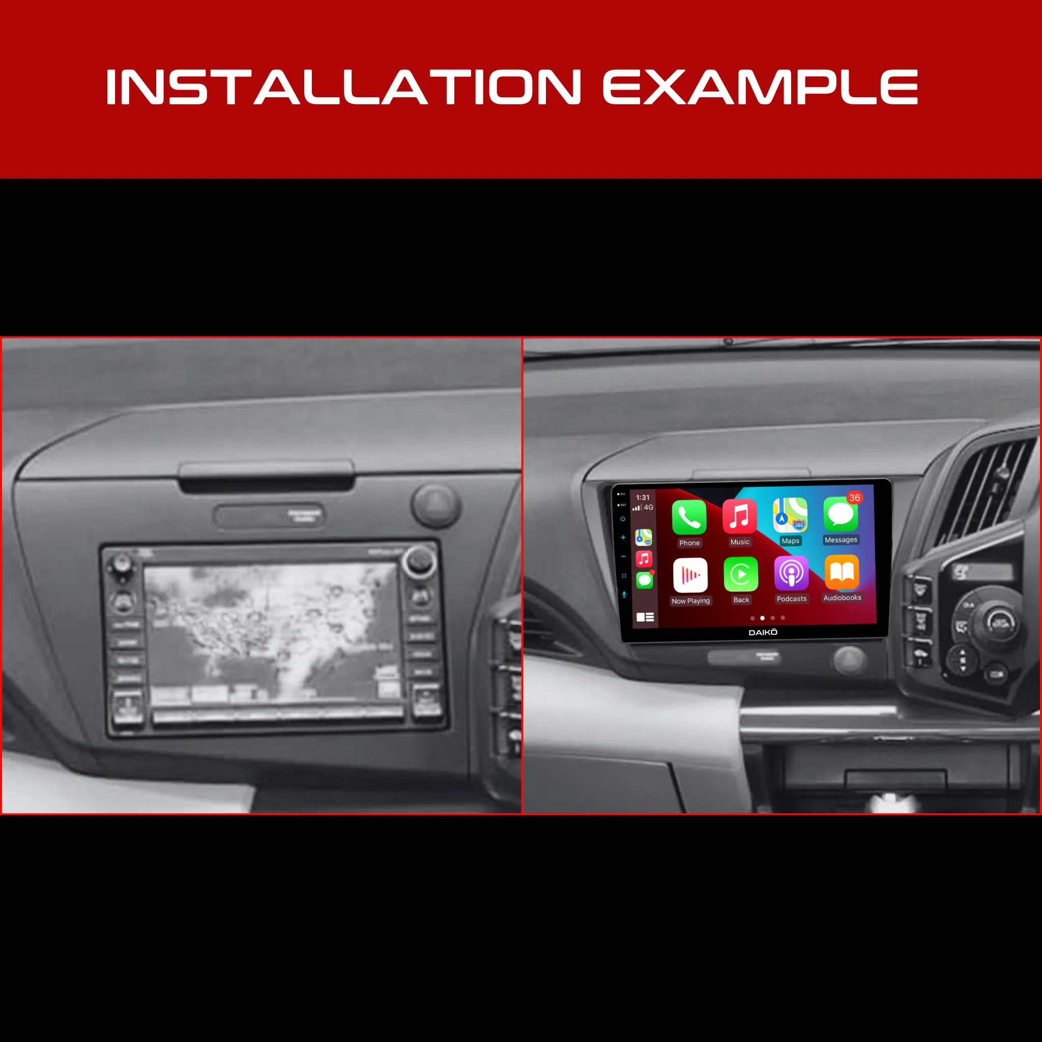 Daiko X Multimedia Unit Wireless Carplay Android Auto GPS For Honda CRZ 2010 