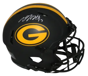 DAVANTE ADAMS SIGNED GREEN BAY PACKERS F/S ECLIPSE AUTHENTIC SPEED HELMET JSA