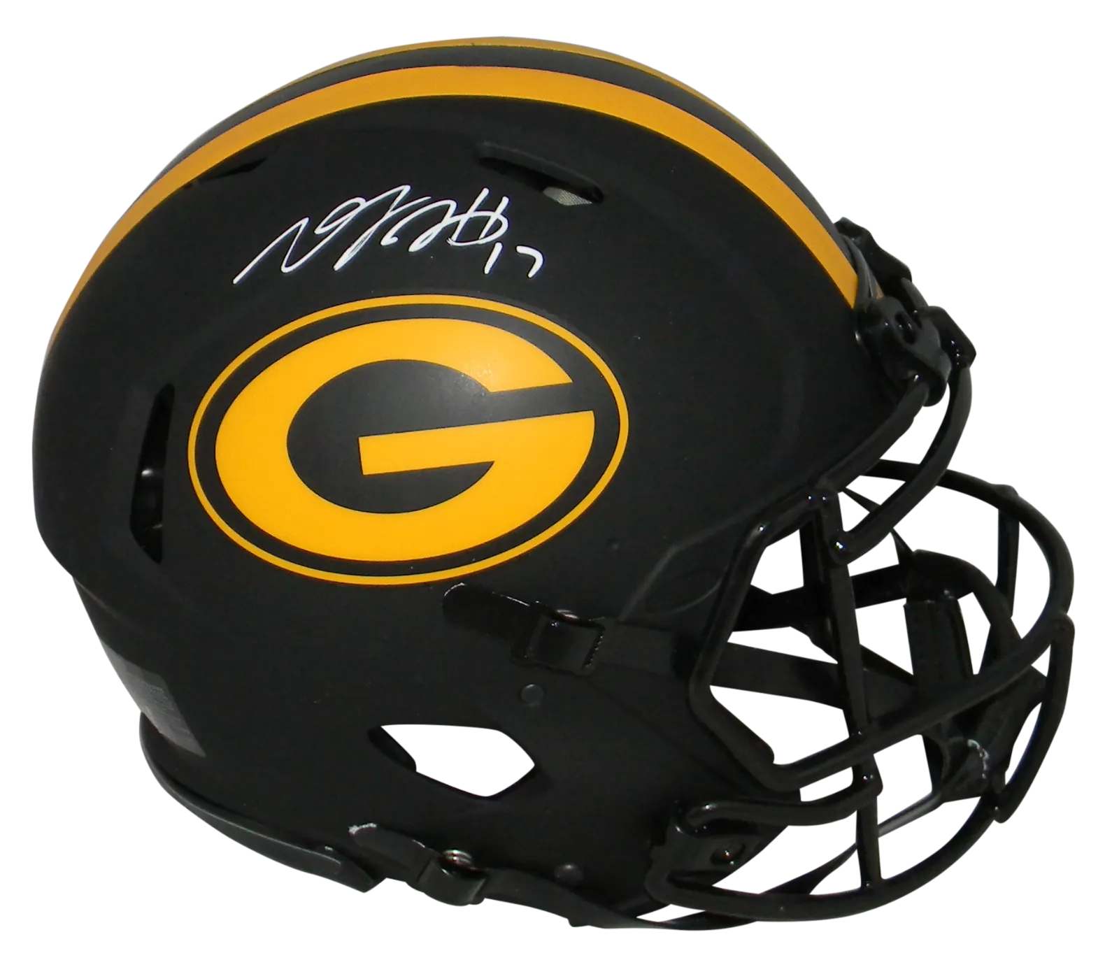 DAVANTE ADAMS SIGNED GREEN BAY PACKERS F/S ECLIPSE AUTHENTIC SPEED HELMET JSA