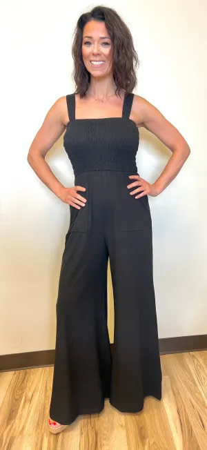DAY IN THE LIFE SMOCKING JUMPSUIT