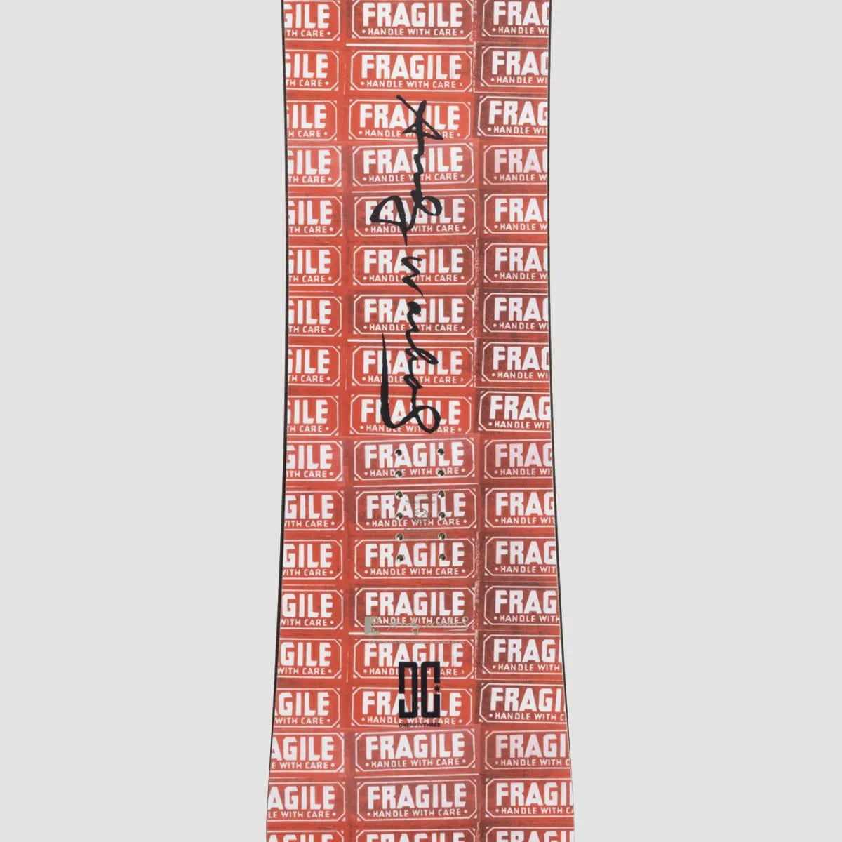 DC x Andy Warhol Ply Snowboard Red Fragile 153cm