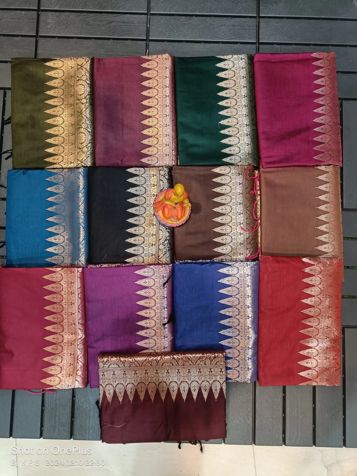 Deep Blue Designer Banarasi Soft Silk Saree