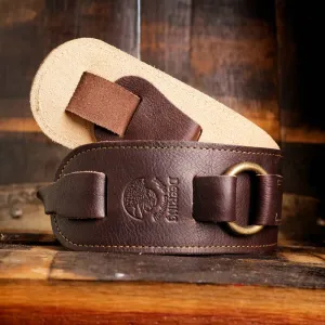 Deering Layered Stitched Leather Banjo Strap