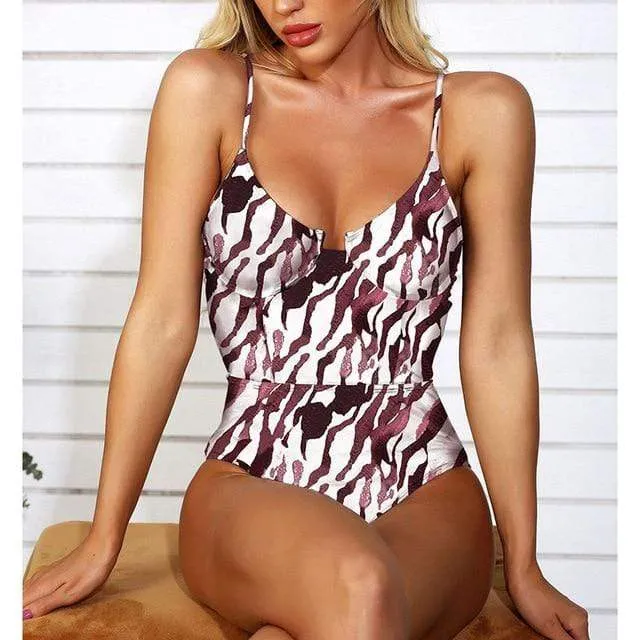 Delphine Leopard One Piece