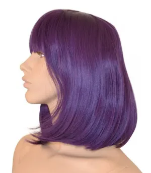 Deluxe Dark Purple Bob Wig