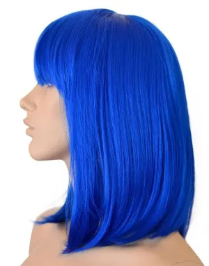 Deluxe Royal Blue Bob Wig