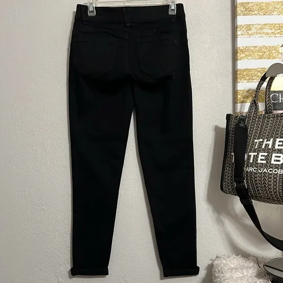 Democracy Women's Black Jeans Freedom Ankle Skimmer Size 4