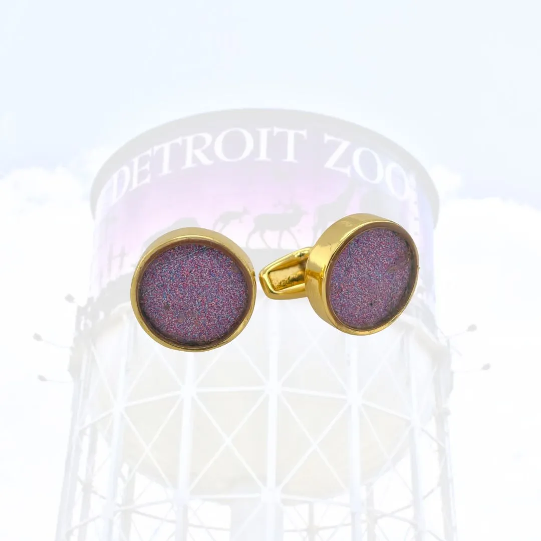 Detroit Zoo Greg Cuff Links | Gold