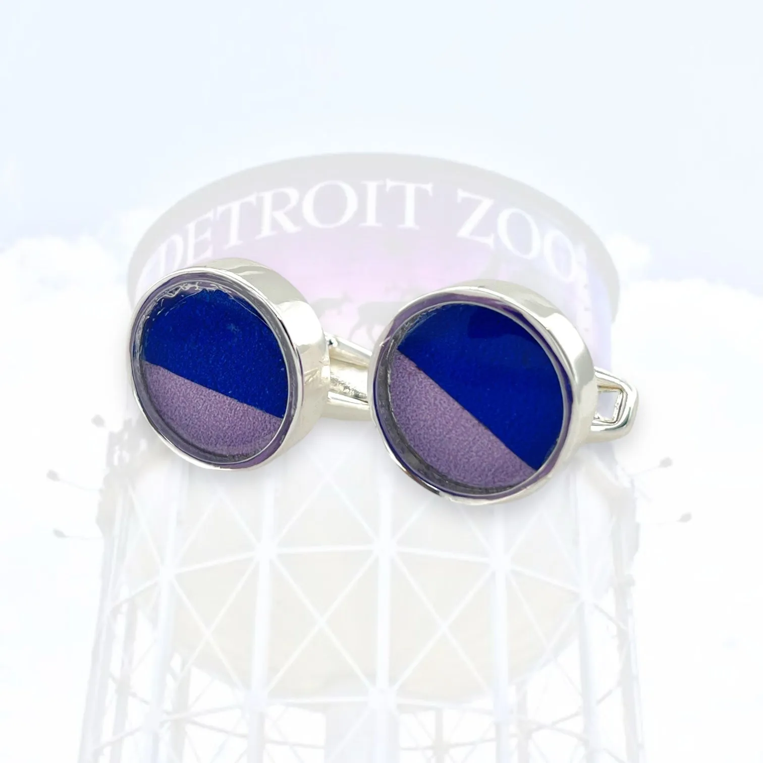 Detroit Zoo Greg Cuff Links | Silver