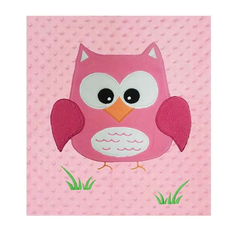 Dimple Blanket with Large Motif, Personalised Gift