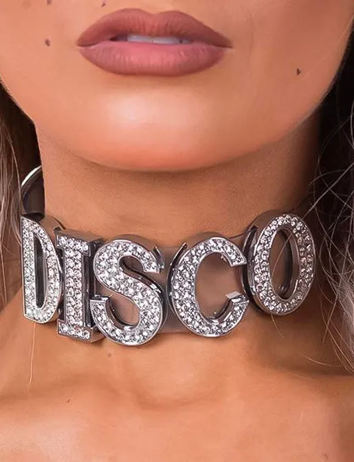 DISCO CHOKER - CLEAR
