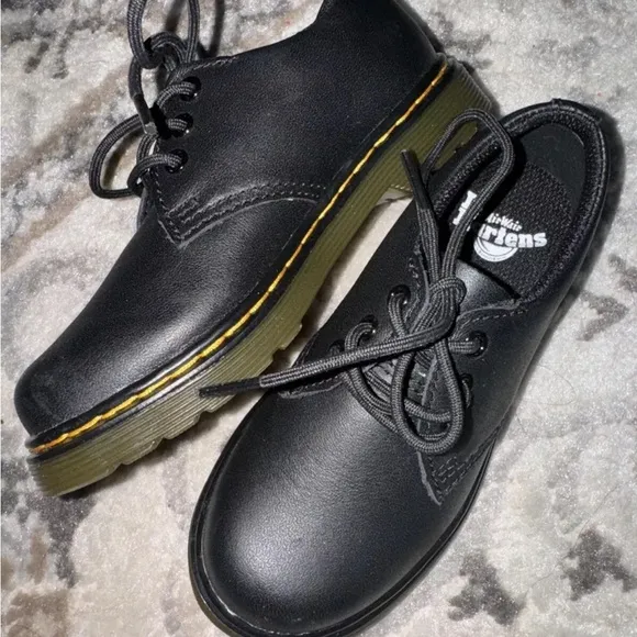 DR. Martens‎ Kid’s 1461 SMOOTH LEATHER OXFORD SHOES Black Size 11