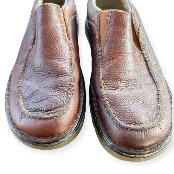 Dr. Martens Stephen Leather Slip On Loafer Brown Leather Casual Men 11