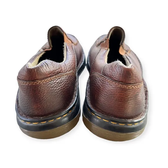 Dr. Martens Stephen Leather Slip On Loafer Brown Leather Casual Men 11