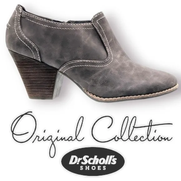 Dr. Scholl’s Codi Brown Women’s Memory Foam Cool Fit Side-Zip Boot Size 9